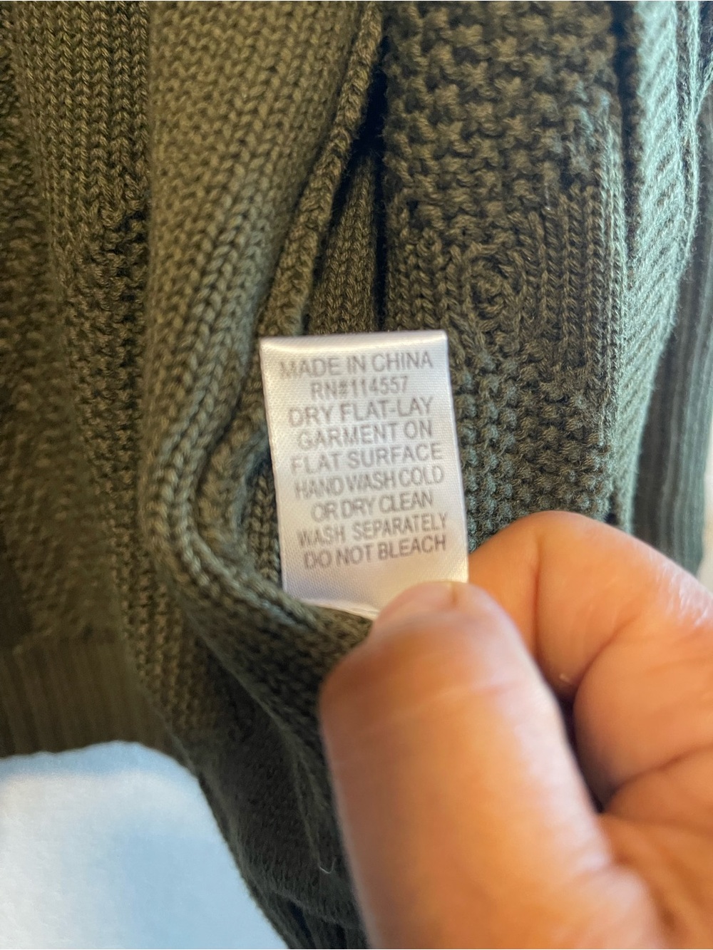 THML Olive Cable & Textured Open Front Cardigan - Picture 2 of 6